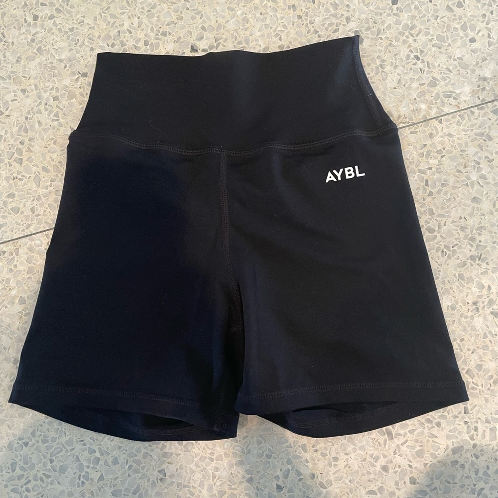 AYBL black biker shorts
